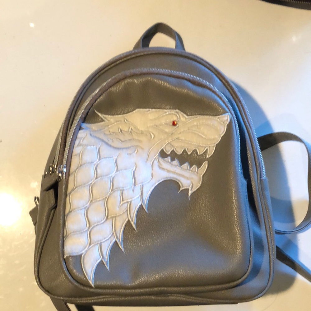 House of Stark backpack purse.